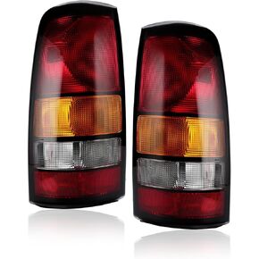 مصباح خلفي للفرامل OKLPF متوافق مع 1999-2002 Chevy Silverado 1999-2006 GMC Sierra 1500 2500 3500 1500 HD 2500HD، غير متضمن، استبدال المصابيح ذات الحافة السوداء والضوء الخلفي لجانب الركاب in Kuwait