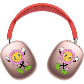 ملصق Scarred Bunny لـ AirPods Max، ملصق فريد لسماعات الرأس، متوافق مع غطاء حافظة AirPods Max الشفاف، هدية إكسسوارات جمالية مع مجموعة تنظيف in Kuwait