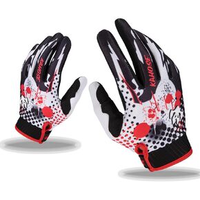 قفازات الدراجة الترابية للجنسين، قفازات كاملة للدراجة النارية تعمل باللمس للمركبات ATV، MTB، السباق، الطرق الوعرة، ركوب الدراجات، موتوكروس in Kuwait