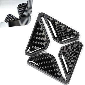 2 PCS Car Door Corner Protectors, Carbon Fiber Door Corner Anti Collision Pads, Self Adhesive Car Doors Scratch Stickers, Universal for Most Cars in Kuwait