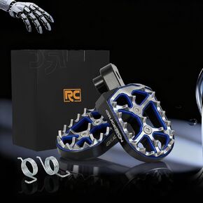 أوتاد قدم الدراجة الترابية، دواسات مسند قدم من الفولاذ المقاوم للصدأ والألومنيوم لـ XR80R 70R 100R CRF50F 70F 80F 100F WR200 250 BW80 DT50 PW50 PW80 XT250 350 RT100 YZ80 YZ250 TTR50E 90 110 TW200 TT225 in Kuwait