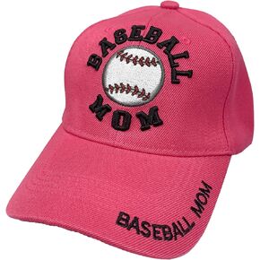 Baseball Mom Hat – Embroidered Baseball Cap for Moms, Adjustable Fit, Sports Team Support Hat for Game Days & Everyday Wear in Saudi Arabia