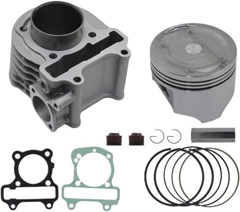 Cylinder Kit And Piston Kit With Gasket 50mm Compatible With Spacyα 110 WH110T-6 12100-K44-V00 13101-K48-A00 in Saudi Arabia