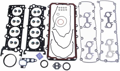 مجموعة إعادة حلقة المحرك لـ 1997-1999 Ford Lincoln 5.4L 330 V8 Triton - حلقات ومحامل ممتازة ذات حجم قياسي، مجموعة حشية كاملة in Saudi Arabia