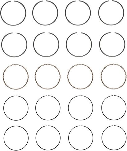 Engine Re-Ring Kit for 1986-1995 Isuzu 2.3L 4-Cylinder SOHC - Standard Size Premium Rings and Bearings, Full Gasket Set in Saudi Arabia