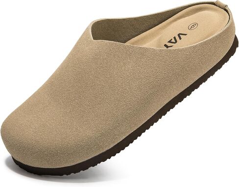 Women's Solid Color Clog Slip-On Shoes - Classic Minimalist Mules, Comfortable All-Day Wear for Indoor & Outdoor in Kuwait