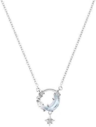 Temperament Necklace Jewelry Accessories All-match Romantic Necklace Stars Moons Collarbone Chain in Saudi Arabia