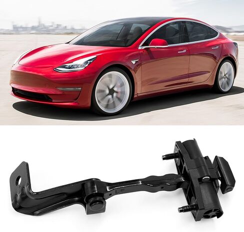 Jaronx متوافق مع Tesla Model 3 حزام إيقاف فحص الباب الأمامي الأيسر 1089507-00-D 2017-2024، حزام فحص الباب الأمامي الأيسر للسائق مع محدد موقع الباب لملحقات Tesla Model 3 in Saudi Arabia