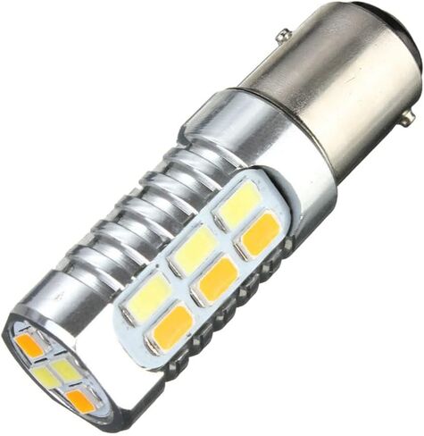 2PCS 1157/Bay15d Smd 5630smd Amber White Switchback LED Turn Signal Light Bulbs in Saudi Arabia