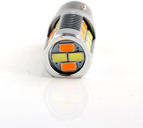 2PCS 1157/Bay15d Smd 5630smd Amber White Switchback LED Turn Signal Light Bulbs in Saudi Arabia