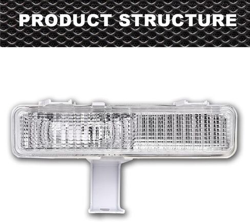 مصابيح إشارة الانعطاف متوافقة مع 1980-1990 Chevy Caprice، 1980-1985 Chvey Impala، 1983-1986 Pontiac Parisienne، 1987-1989 Pontiac Safari مجموعة مصابيح إشارة الانعطاف الواضحة in Saudi Arabia