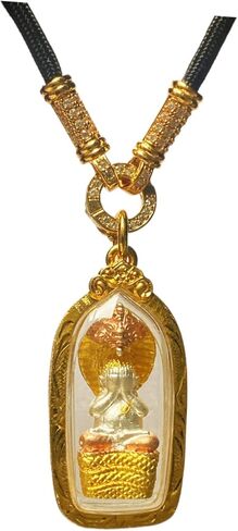 032.A Thai temple amulet features an image of the Weeping Buddha (also known as the Masked Buddha), which is believed to bring good luck, ward off harm and attract wealth.Have an independent ID card in Saudi Arabia