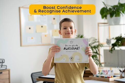 شهادة تقدير جاردن سيتي - أنت رائع رسميًا!، شهادات تقدير، شهادات جوائز للمدرسة، جوائز موظف العام، 25 حزمة، متعددة الألوان in Kuwait