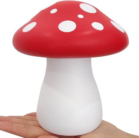 acdiac Scene Decoration Use Funny Red Mushroom for Office Home with Study Desk Ornaments Live Broadcast Room Decorations (Redwhite Mushroom) in Saudi Arabia