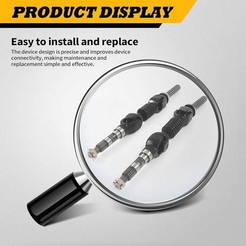 K7711-12330 Left Right Rear Axle Set Compatible with All RTV 900 RTV 1100 RTV 1140 4x4 All Years K7711-12334 CV Axles (2 pcs) in Saudi Arabia