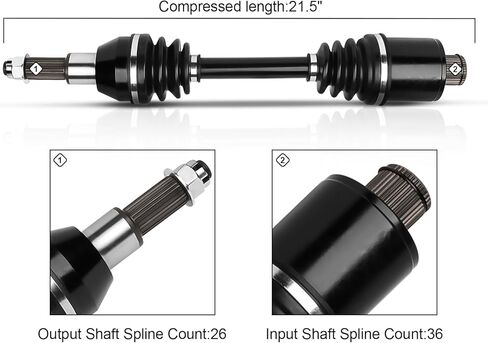 Rear Right Left CV Axles set for 2000 For Polaris Sportsman 335,2001 2002 For Polaris Sportsman 400,2000 2001 For Polaris Diesel 455,1999 2000 2001 2002 For Polaris Sportsman 500 2pcs 1380142 in Saudi Arabia