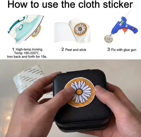 12 عبوة من صندوق مجوهرات البهجة مع ملصقات DIY. منظم مجوهرات صغير محمول للسفر لخواتم وأقراط وقلائد. هدايا مشجعة مثالية للفريق والولائم والمنافسة وحفلات أعياد الميلاد in Kuwait