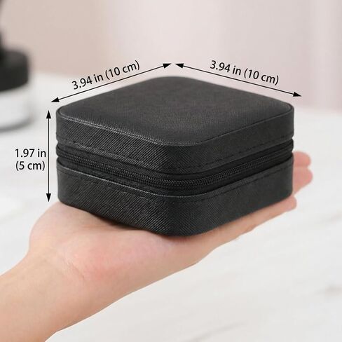 12 عبوة من صندوق مجوهرات البهجة مع ملصقات DIY. منظم مجوهرات صغير محمول للسفر لخواتم وأقراط وقلائد. هدايا مشجعة مثالية للفريق والولائم والمنافسة وحفلات أعياد الميلاد in Kuwait