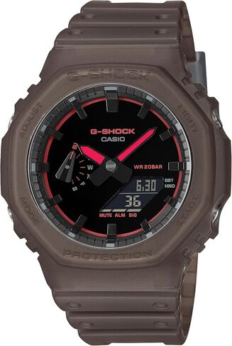 Casio G-Shock Smoke Light Analog-Digital Brown Resin Watch GA2100K-5A in Saudi Arabia