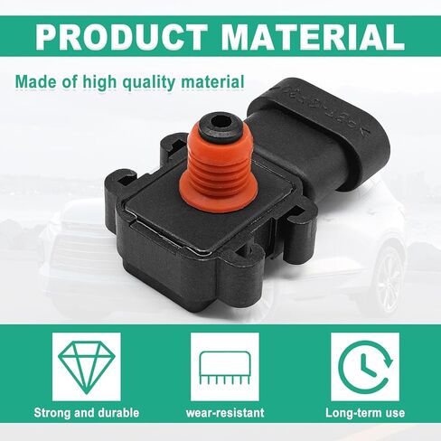 213-796 Manifold Absolute Pressure Map Sensor, Compatible with Chevy Astro 1996-2005, Blazer 1996-2005, Cadiliac DTS 2006-2011 etc, Replace OE# 16187556 16249939 213-4434 12614973 in Saudi Arabia