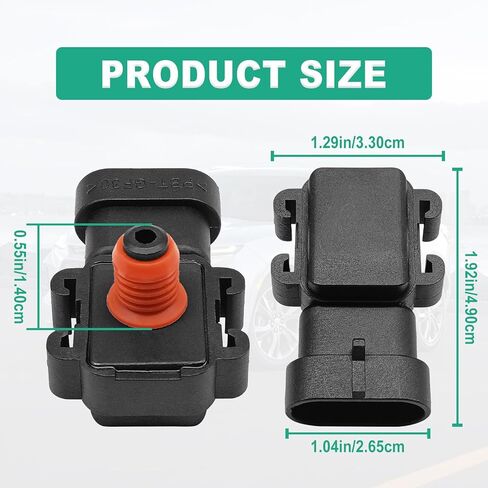 213-796 Manifold Absolute Pressure Map Sensor, Compatible with Chevy Astro 1996-2005, Blazer 1996-2005, Cadiliac DTS 2006-2011 etc, Replace OE# 16187556 16249939 213-4434 12614973 in Saudi Arabia
