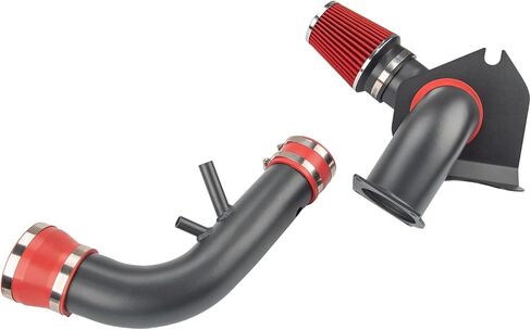 نظام مجموعة مدخل الهواء البارد KAX3.5 بوصة متوافق مع 1996-2004 موستانج GT 4.6L V8، عالي الأداء، أحمر in Saudi Arabia
