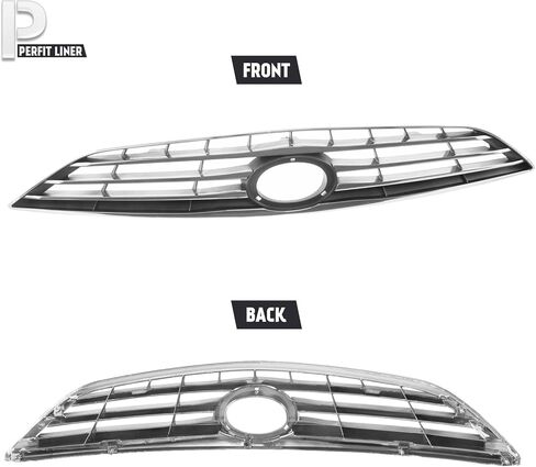 Perfit Liner Front Upper Chrome Gray Grille Grill Compatible With 2005-2006 TOYOTA Camry Fits LE XLE USA Type TO1200267 5310106050 in Saudi Arabia
