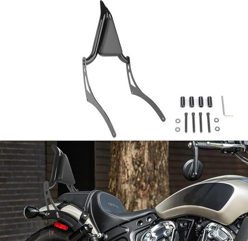 Motorcycle Sissy Bar Backrest Pad For Indian Scout Bobber Twenty Sixty ABS accessories 2018-2023 in Saudi Arabia