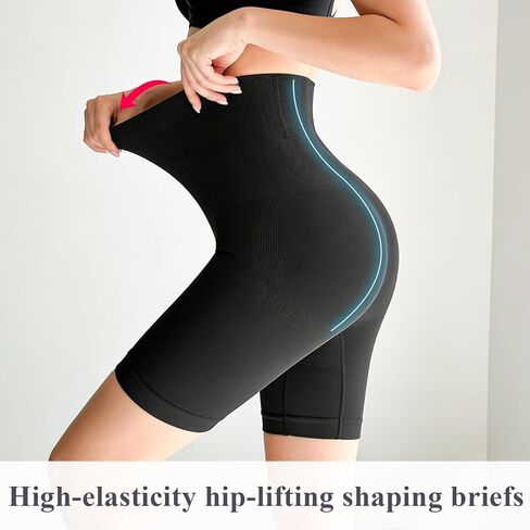 Women's High Waisted Tummy Control Shapewear Shorts, Seamless Body Shaper Girdle Underwear for Dresses in Saudi Arabia