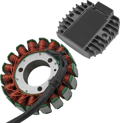 Caltric Stator & Regulator Rectifier Compatible with Kawasaki Bayou 300 Klf300B Klf-300B 1992-2001 in Saudi Arabia