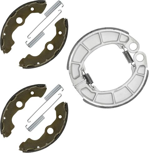 Caltric Front and Rear Brake Shoes Compatible with Honda TRX400At 2004 / TRX400FA TRX400FGA Fourtrax Rancher At 04-07 in Saudi Arabia
