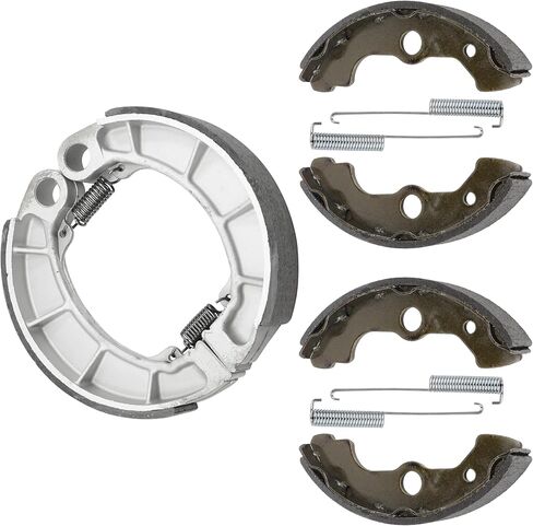 Caltric Front and Rear Brake Shoes Compatible with Honda TRX400At 2004 / TRX400FA TRX400FGA Fourtrax Rancher At 04-07 in Saudi Arabia