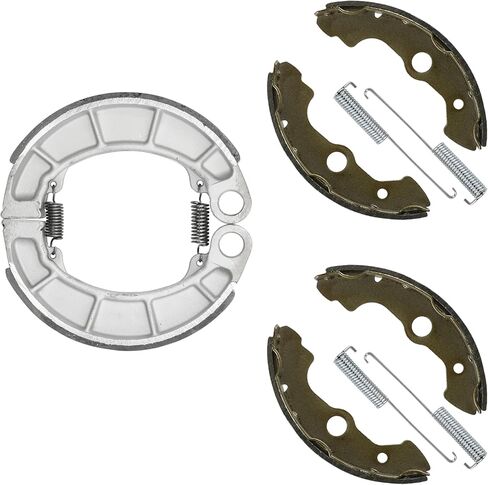 Caltric Front and Rear Brake Shoes Compatible with Honda TRX400At 2004 / TRX400FA TRX400FGA Fourtrax Rancher At 04-07 in Saudi Arabia