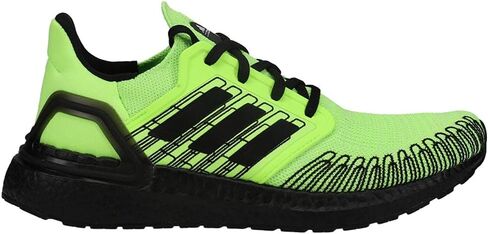 حذاء Ultraboost 20 للرجال من adidas باللون الأخضر/الأسود الأساسي/الأبيض 9 in Saudi Arabia
