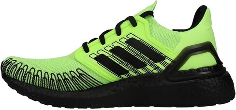 حذاء Ultraboost 20 للرجال من adidas باللون الأخضر/الأسود الأساسي/الأبيض 9 in Saudi Arabia