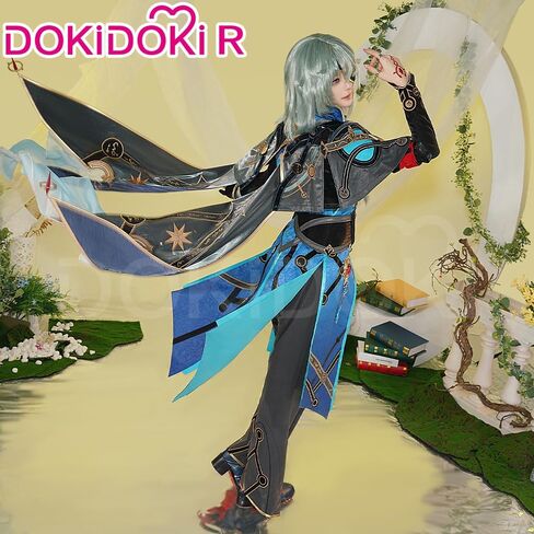 أزياء كيرا كيرا أناكسا التأثيرية Doki-R مجموعة كاملة من لعبة هونكاي: ستار رايل أناكسا أزياء الهالوين التأثيرية للرجال والنساء in Saudi Arabia