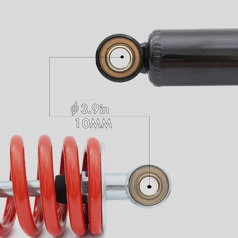 2Pcs 325mm Front Shock Absorber Fit for Hammerhead Twister 150 GT GTS SS 250 150cc-250cc 12-3/4 Inches Front Adjustable Suspension Shock Absorber Fit for 150CC 250CC Go Karts in Saudi Arabia