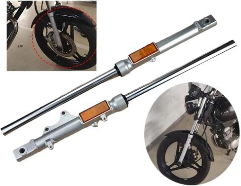 Motorbike Shock Absorbers Front Shock Absorber With Reflective Sheet For YBR 125 For YBR125 Motorcycle Accessories The Front Steel Ring Is 3 Heels in Saudi Arabia