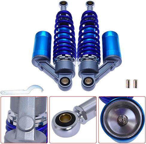 12.5 320mm Universal Rear Shock Absorbers Replacement for Honda Suzuki ATV Go Kart Quad Dirt Sport Bikes (Blue) in Saudi Arabia
