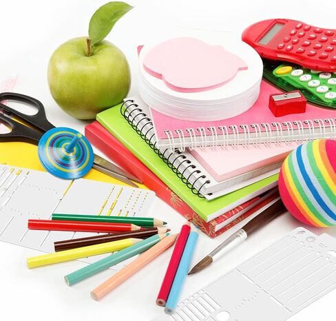 2 Pcs PVC Stencil for Journaling, Banners, Lines, Lists, Bookmark, Planning, Planner Stamps, Habit Tracker, Dot Journal Stencil for Diary, Template, Scrapbook DIY Accessories in Kuwait