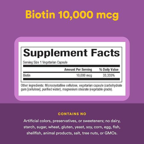Natural Factors Biotin 10000Mcg, 60 CT in Saudi Arabia