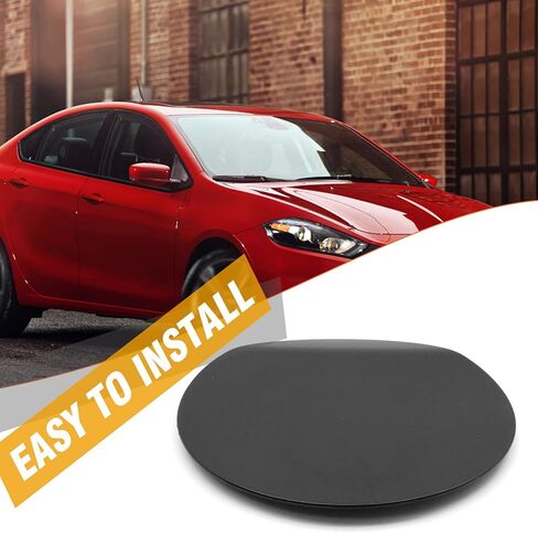 68090634AC Fuel Tank Filler Fuel Door, Fuel Door Gas Cap Hatch Replacement for Dodge Dart 2012 2013 2014, Replaces 68090634AC in Saudi Arabia