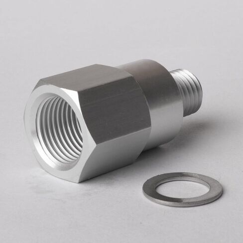 M12x1.5 ذكر متري إلى 3/8 NPT أنثى مستشعر ضغط الزيت تركيب مهايئ تقليل جلبة الألومنيوم in Kuwait