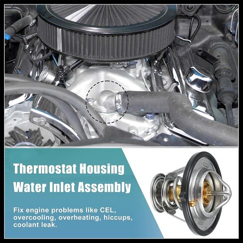 25500-23001 Engine Coolant Thermostat Housing Assembly for Hyundai Tucson 2005-2015 for Hyundai Sonata Elantra Accent Durable Material in Saudi Arabia