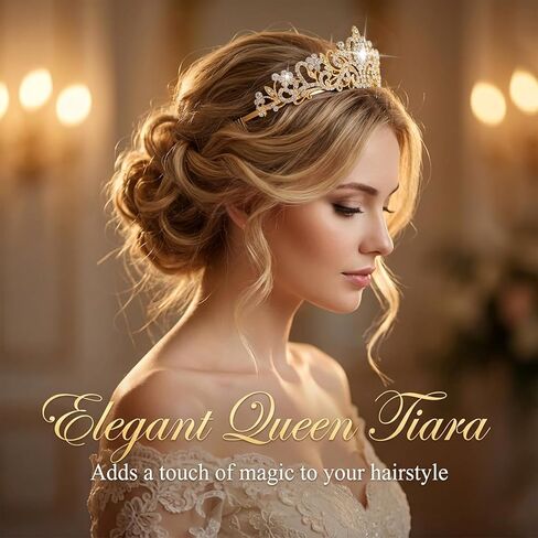 6 قطع من تاج الملك للحفلات الراقصة، تاج الملك والملكة وتاج للنساء والرجال، إكسسوارات شعر كريستالية، تاج الأميرات الكريستالي، عصابة رأس تاج لحفلات الزفاف وحفلات الزفاف وحفلات أعياد الميلاد in Kuwait