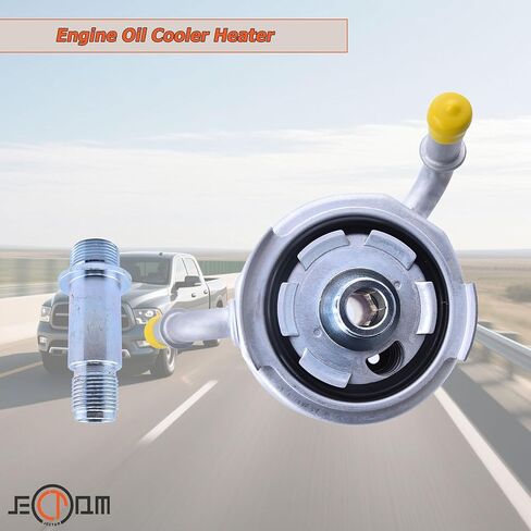68271639AD Engine Oil Cooler Heater Compatible with Ram 1500 2017-2024 8 Cyl 5.7L for Jeep Wagoneer 2022 8 Cyl 5.7 L Replace for 68271639AC 68271639AB in Saudi Arabia