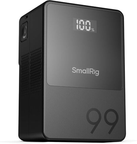 SMALLRIG V Mount Battery VB99 SE, 99Wh / 6800mAh V Mount Battery with 65W Output, 2.5H Full Charge, with USB-C, D-TAP, USB-A, Dual DC Ports, OLED Screen, for Camera, Camcorder, Monitor, Video Light in Saudi Arabia