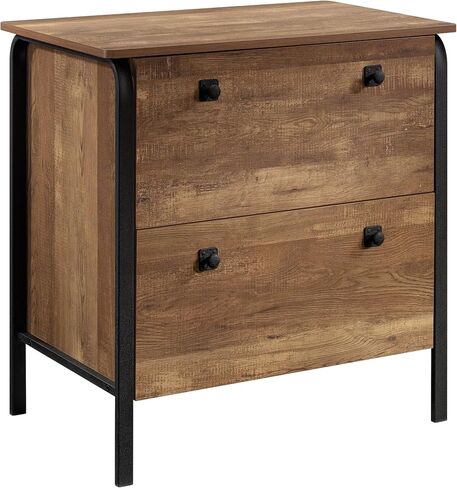 Sauder Station House 2-Drawer Lateral File Cabinet, Etched Oak Finish in Saudi Arabia
