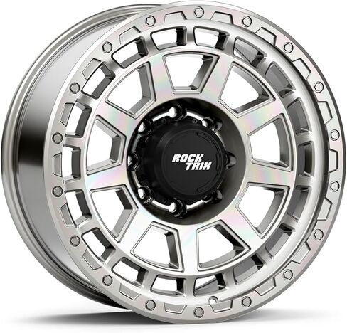 RockTrix RT114 20 inch Wheel 8x170 Compatible with Ford 1999+ F250 F350, 20x9 (-12 Offset, 4.5 Backspace), Black, Also fits 2000-2005 Excursion F-250 F-350 Super Duty in Saudi Arabia