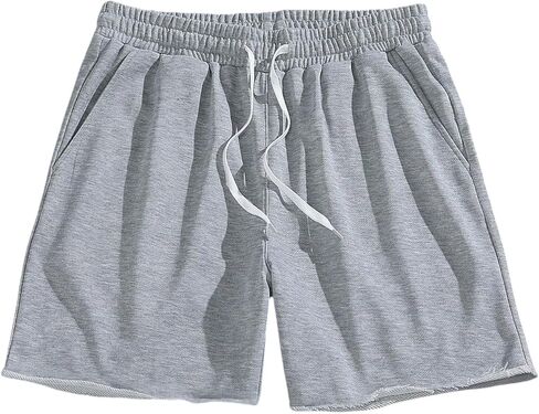 Men's Y2k Ripped Drippy Shorts Summer Cruise Outfits Distressed Wide Leg Baggy Track Shorts Streetwear in Saudi Arabia